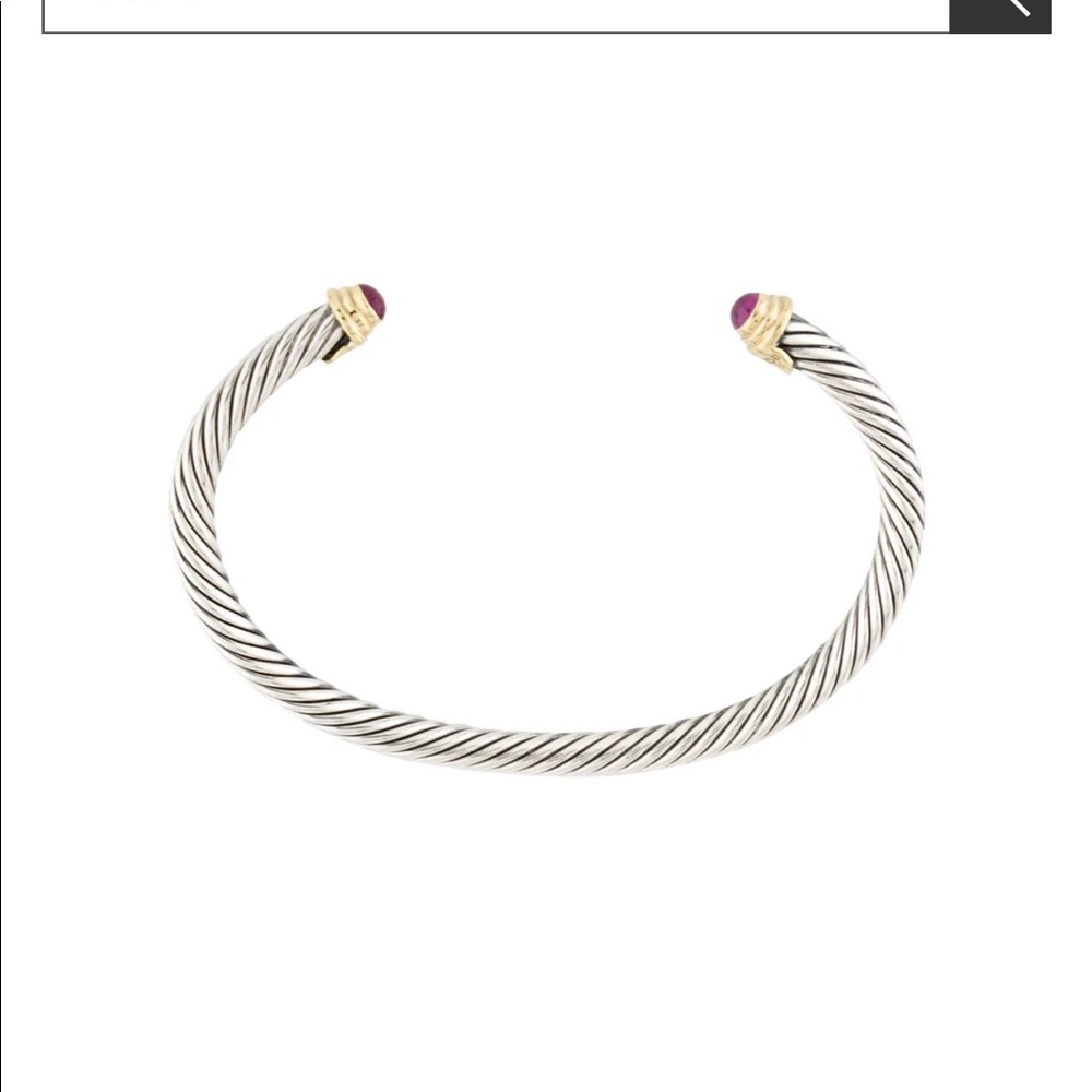 David Yurman ruby kids cable cuff - Picture 6 of 8